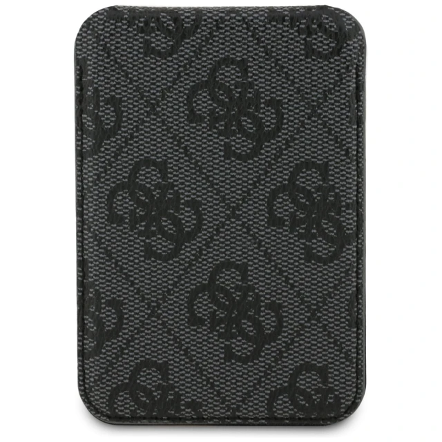 Чохол та магнітний гаманець Guess 4G для iPhone 17 Pro Black with MagSafe (GUBPHCP17LP4SM4MCK)