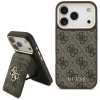 Чохол та магнітний гаманець Guess 4G для iPhone 17 Pro Brown with MagSafe (GUBPHCP17LP4SM4MCW)