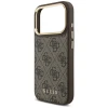 Чохол та магнітний гаманець Guess 4G для iPhone 17 Pro Brown with MagSafe (GUBPHCP17LP4SM4MCW)