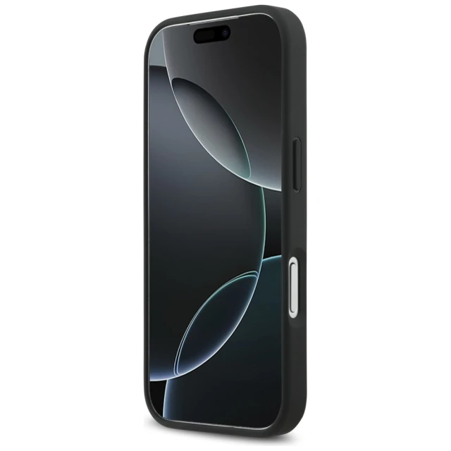 Чохол Mercedes Plain Smooth Leather для iPhone 17 Pro Black with MagSafe (MEHMP17L23RCMK)