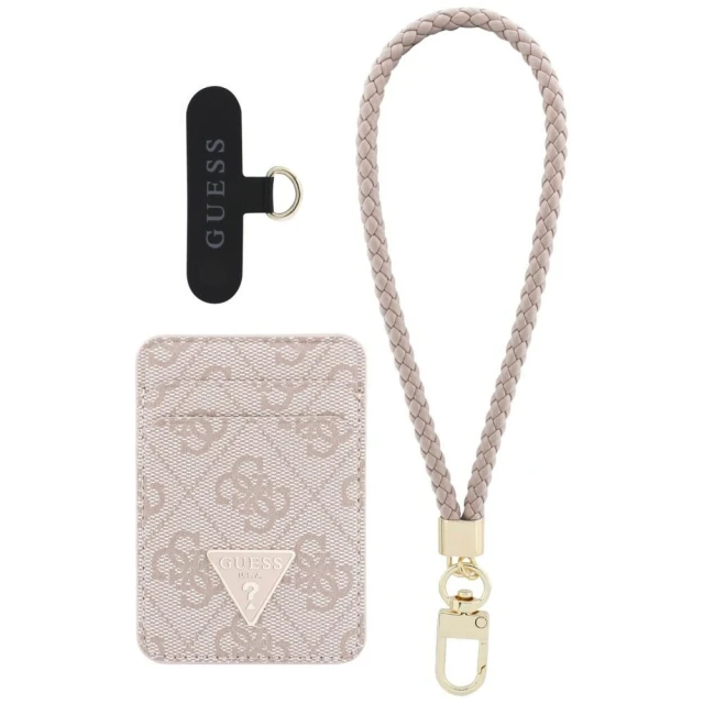Чохол Guess Triangle Pink with MagSafe (GUBPWMWSP4GTP)