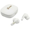 Навушники TWS Guess Script Metal Logo White (GUTWSX45PGSH)