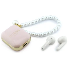 Навушники TWS Guess Pearl Strap Pink (GUTWSLD2HSPEP)