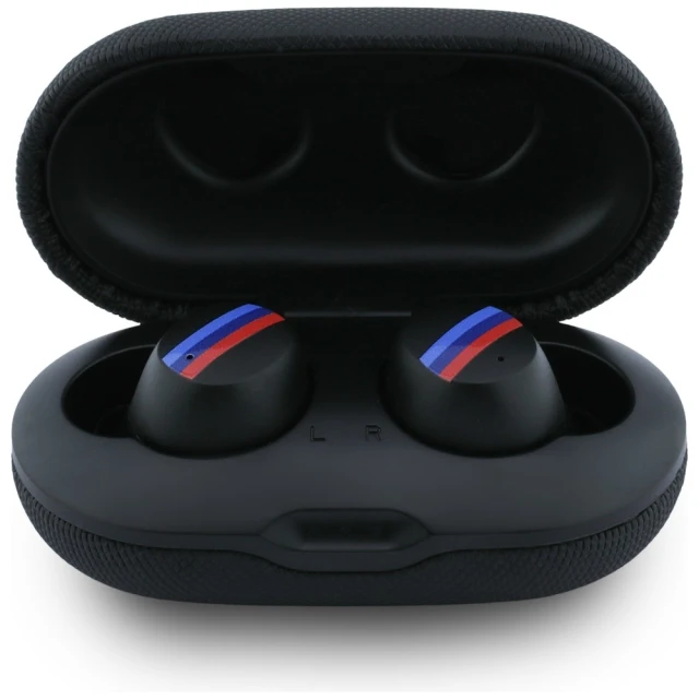 Наушники Bluetooth TWS BMW M Metal Logo ENC Black (BMTWST18CPMEK)