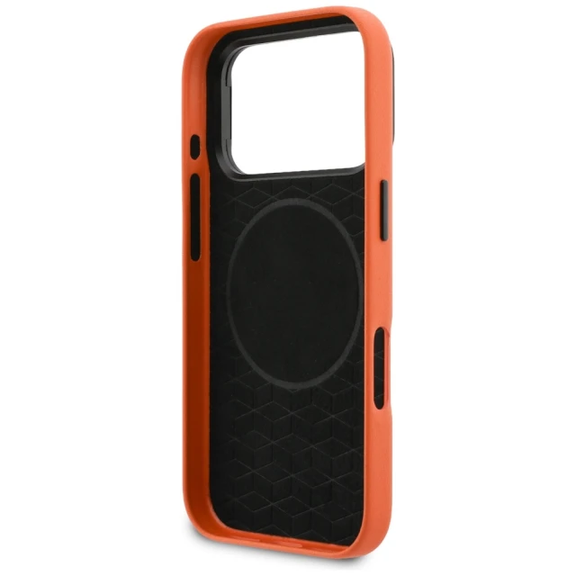 Чохол BMW M Metal Logo для iPhone 17 Pro Max Orange with MagSafe (BMHMP17X25PFWKCKO)