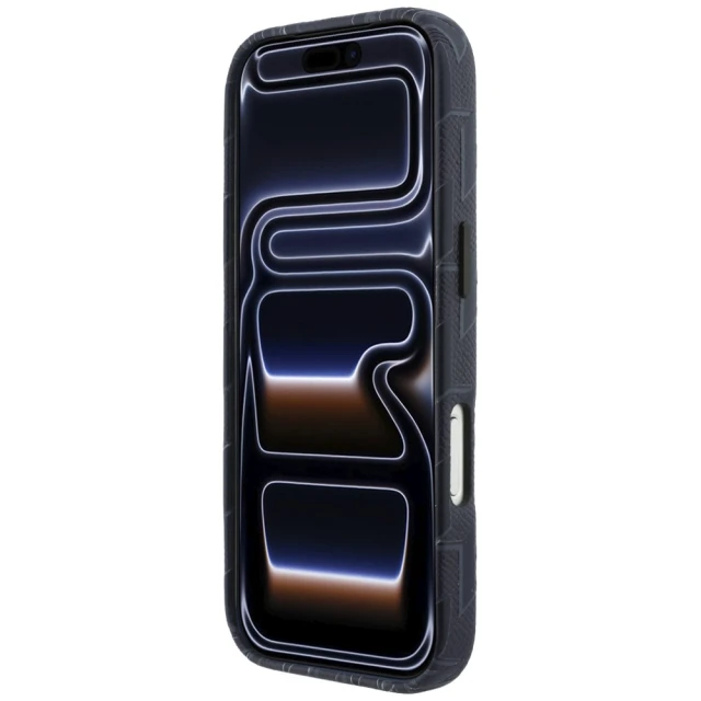 Чохол Karl Lagerfeld Monogram Logo для iPhone 17 Pro Max синій with MagSafe (KLHMP17X5PGKLMCB)