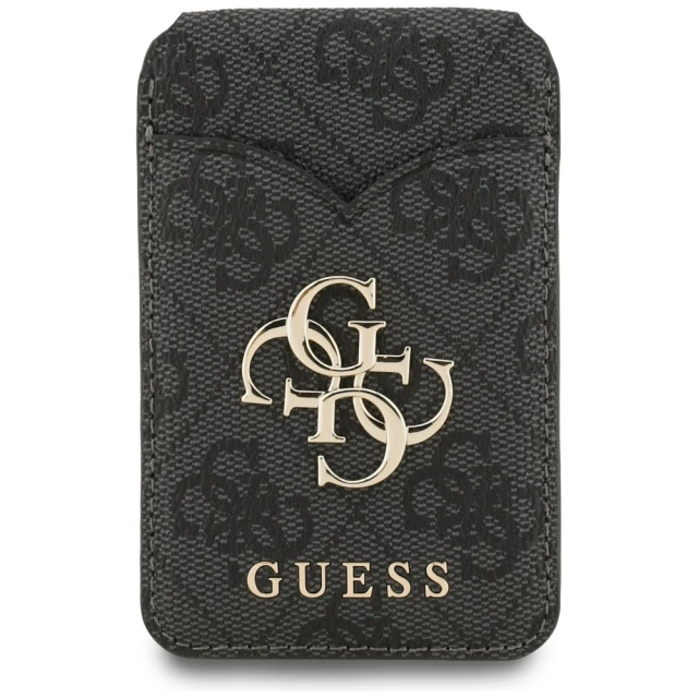 Чохол Guess 4G Stand & Mirror Black with MagSafe (GUWMSMIP4GK)