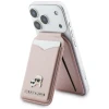 Гаманець з дзеркалом Karl Lagerfeld Stand Mirror MagSafe Pink with MagSafe (KLWMSMPGKCHPP)
