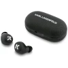 Навушники TWS Karl Lagerfeld Saffiano Logo ENC Black (KLTWSPSALMK)