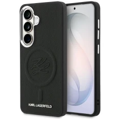 Чохол Karl Lagerfeld Embossed Ring Initials для Samsung Galaxy S26 Plus Black with MagSafe (KLHMS26MPGFKLRDK)