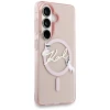 Чохол Karl Lagerfeld IML KC Script для Samsung Galaxy S26 рожевий with MagSafe (KLHMS26S5HKSCAP)