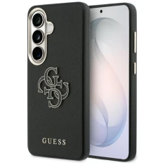 Чохол Guess Grained Big 4G Metal Logo для Samsung Galaxy S26 Black (GUHCS26S5PS4RGGK)