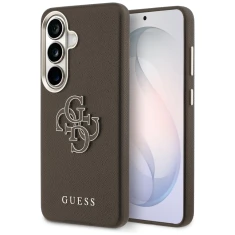 Чохол Guess Grained Big 4G Metal Logo для Samsung Galaxy S26 Plus Brown (GUHCS26M5PS4RGGW)