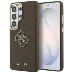 Чохол Guess Grained Big 4G Metal Logo для Samsung Galaxy S26 Ultra Коричневий (GUHCS26L5PS4RGGW)