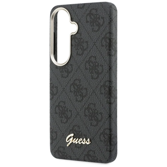 Чехол Guess 4G Script для Samsung Galaxy S26 Black with MagSafe (GUHMS26S5P4FWMSK)