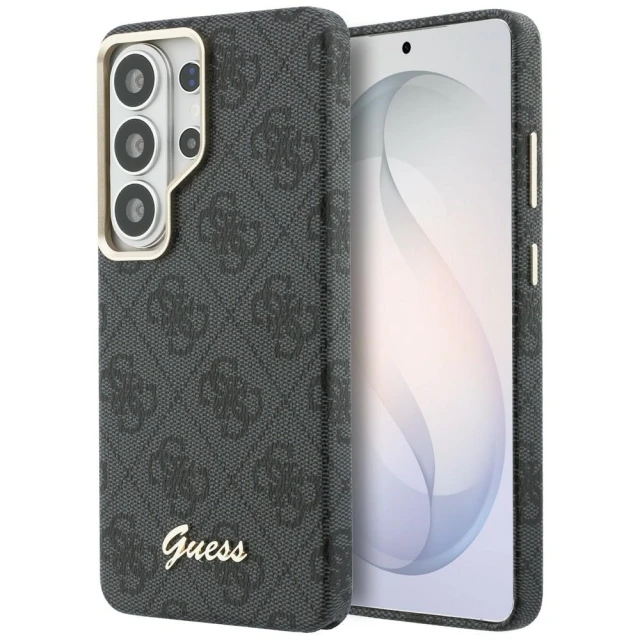 Чохол Guess 4G Script для Samsung Galaxy S26 Ultra Black with MagSafe (GUHMS26L5P4FWMSK)