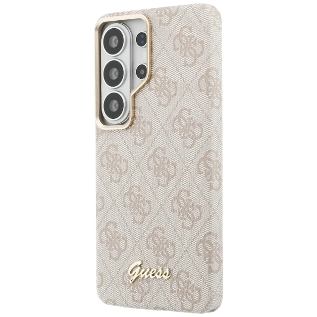 Чохол Guess 4G Script для Samsung Galaxy S26 Ultra Pink with MagSafe (GUHMS26L5P4FWMSP)