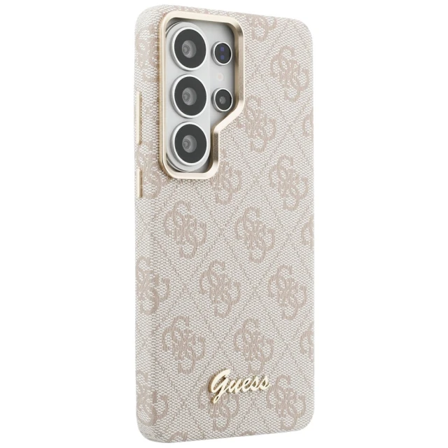 Чохол Guess 4G Script для Samsung Galaxy S26 Ultra Pink with MagSafe (GUHMS26L5P4FWMSP)