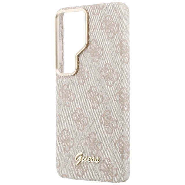 Чохол Guess 4G Script для Samsung Galaxy S26 Ultra Pink with MagSafe (GUHMS26L5P4FWMSP)