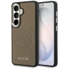 Чехол Guess Perforated Logo для Samsung Galaxy S26 Brown with MagSafe (GUHMS26S5PG4SRGW)