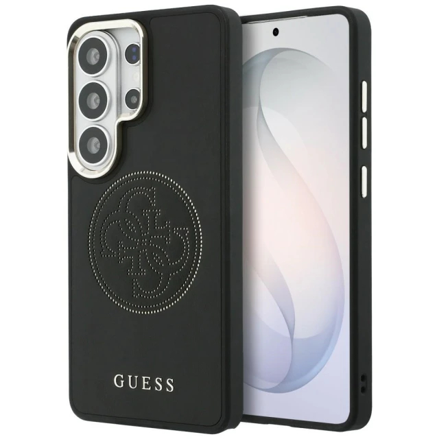 Чохол Guess Perforated Logo для Samsung Galaxy S26 Ultra Black with MagSafe (GUHMS26L5PG4SRGK)
