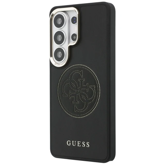 Чохол Guess Perforated Logo для Samsung Galaxy S26 Ultra Black with MagSafe (GUHMS26L5PG4SRGK)