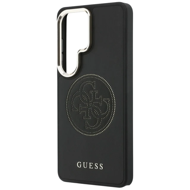 Чохол Guess Perforated Logo для Samsung Galaxy S26 Ultra Black with MagSafe (GUHMS26L5PG4SRGK)
