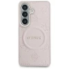 Чохол Guess Saffiano Peony Embossed Ring для Samsung Galaxy S26 Pink with MagSafe (GUHMS26SPSAMSECP)