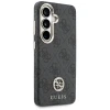 Чохол Guess 4G Rhinestone Round Logo для Samsung Galaxy S26 Plus Black with MagSafe (GUHMS26MP4GRMDEK)