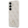 Чохол Guess 4G Rhinestone Round Logo для Samsung Galaxy S26 рожевий with MagSafe (GUHMS26SP4GRMDEP)