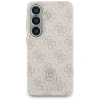 Чохол Guess 4G Rhinestone Round Logo для Samsung Galaxy S26 рожевий with MagSafe (GUHMS26SP4GRMDEP)