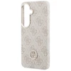 Чохол Guess 4G Rhinestone Round Logo для Samsung Galaxy S26 рожевий with MagSafe (GUHMS26SP4GRMDEP)