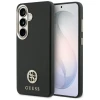 Чохол Guess Rhinestone Round Logo для Samsung Galaxy S26 Plus Black with MagSafe (GUHMS26MPGCRMDEK)