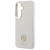 Чохол Guess Rhinestone Round Logo для Samsung Galaxy S26 Бежевий with MagSafe (GUHMS26SPGCRMDEE)