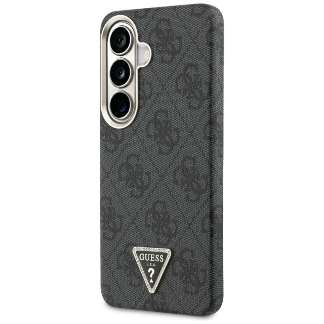 Чохол Guess 4G Triangle Logo для Samsung Galaxy S26 Black with MagSafe (GUHMS26SP4GTDGMK)