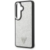 Чохол Guess Fixed Glitter Triangle для Samsung Galaxy S26 Silver with MagSafe (GUHMS26SPFGTSCMS)