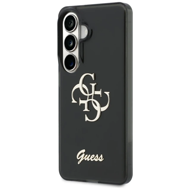 Чохол Guess IML Big Metal 4G Script для Samsung Galaxy S26 Black (GUHCS26S5HC4MLSK)