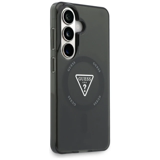 Чохол Guess IML Gradient Triangle для Samsung Galaxy S26 Black with MagSafe (GUHMS26SHGTMLCGK)