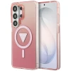 Чохол Guess IML Gradient Triangle для Samsung Galaxy S26 Ultra Pink with MagSafe (GUHMS26LHGTMLCGP)