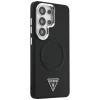 Чохол Guess Embossed Ring Triangle Logo для Samsung Galaxy S26 Ultra Black with MagSafe (GUHMS26LPSDTSCMK)