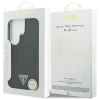Чохол Guess Embossed Ring Triangle Logo для Samsung Galaxy S26 Ultra Black with MagSafe (GUHMS26LPSDTSCMK)