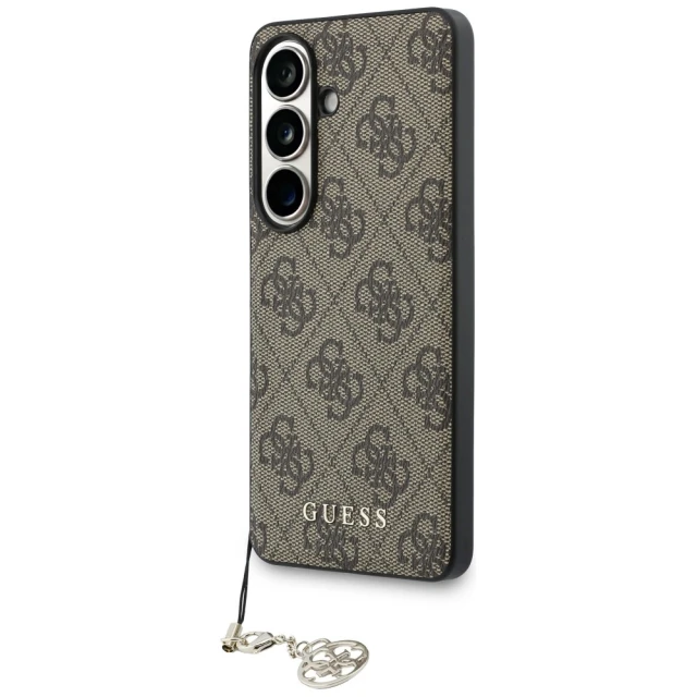 Чохол Guess 4G Classic Logo Charm для Samsung Galaxy S26 Brown with MagSafe (GUHMS26SGF4GBR)