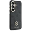 Чохол + Ремінець Guess 4G Big Rhinestone Triangle Strap для Samsung Galaxy S26 чорний with MagSafe (GUHMS26SP4G4DCSK)