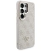 Чохол + Ремінець Guess 4G Big Rhinestone Triangle Strap для Samsung Galaxy S26 Ultra рожевий with MagSafe (GUHMS26LP4G4DCSP)