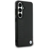 Чохол BMW Leather Hot Stamp для Samsung Galaxy S26 Black with MagSafe (BMHMS26S25SLLBK)