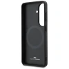 Чохол BMW Leather Hot Stamp для Samsung Galaxy S26 Plus чорний with MagSafe (BMHMS26M25SLLBK)