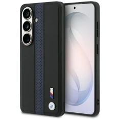 Чохол BMW Perforated Stripe Logo для Samsung Galaxy S26 Blue with MagSafe (BMHMS26S25PCPSKB)