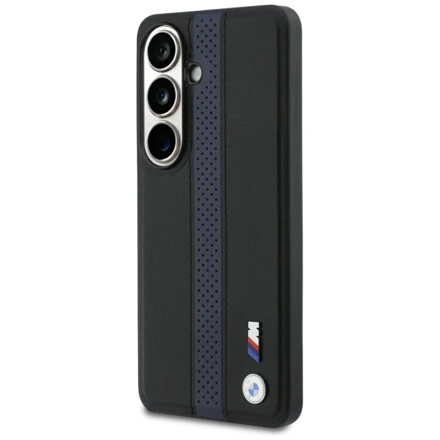 Чохол BMW Perforated Stripe Logo для Samsung Galaxy S26 Blue with MagSafe (BMHMS26S25PCPSKB)