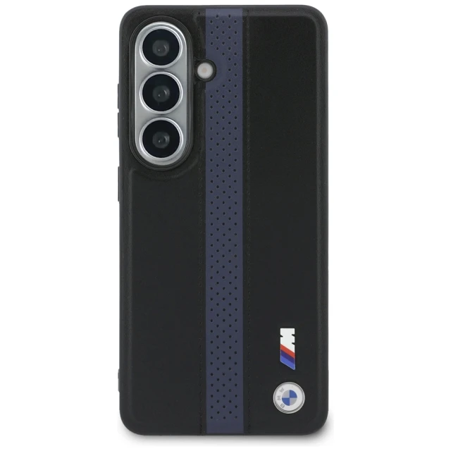 Чохол BMW Perforated Stripe Logo для Samsung Galaxy S26 Blue with MagSafe (BMHMS26S25PCPSKB)
