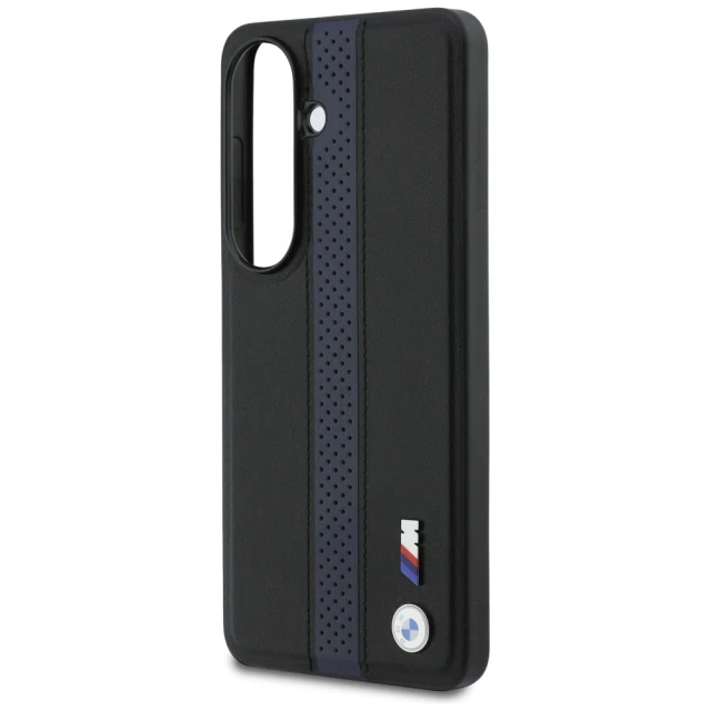 Чохол BMW Perforated Stripe Logo для Samsung Galaxy S26 Blue with MagSafe (BMHMS26S25PCPSKB)